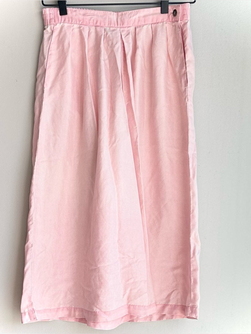 CAROL LITTLE 100% silk wide leg pants pink magical festival wear